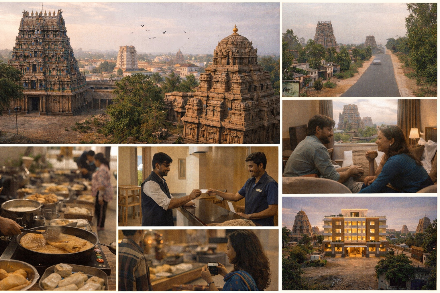 Comfortable AC Room in Pudukkottai Lodge - Family Comfort Residency